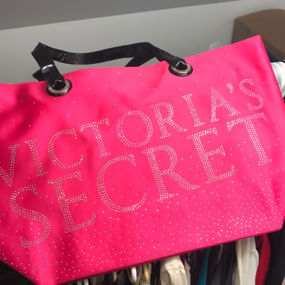 VS rhinestone tote